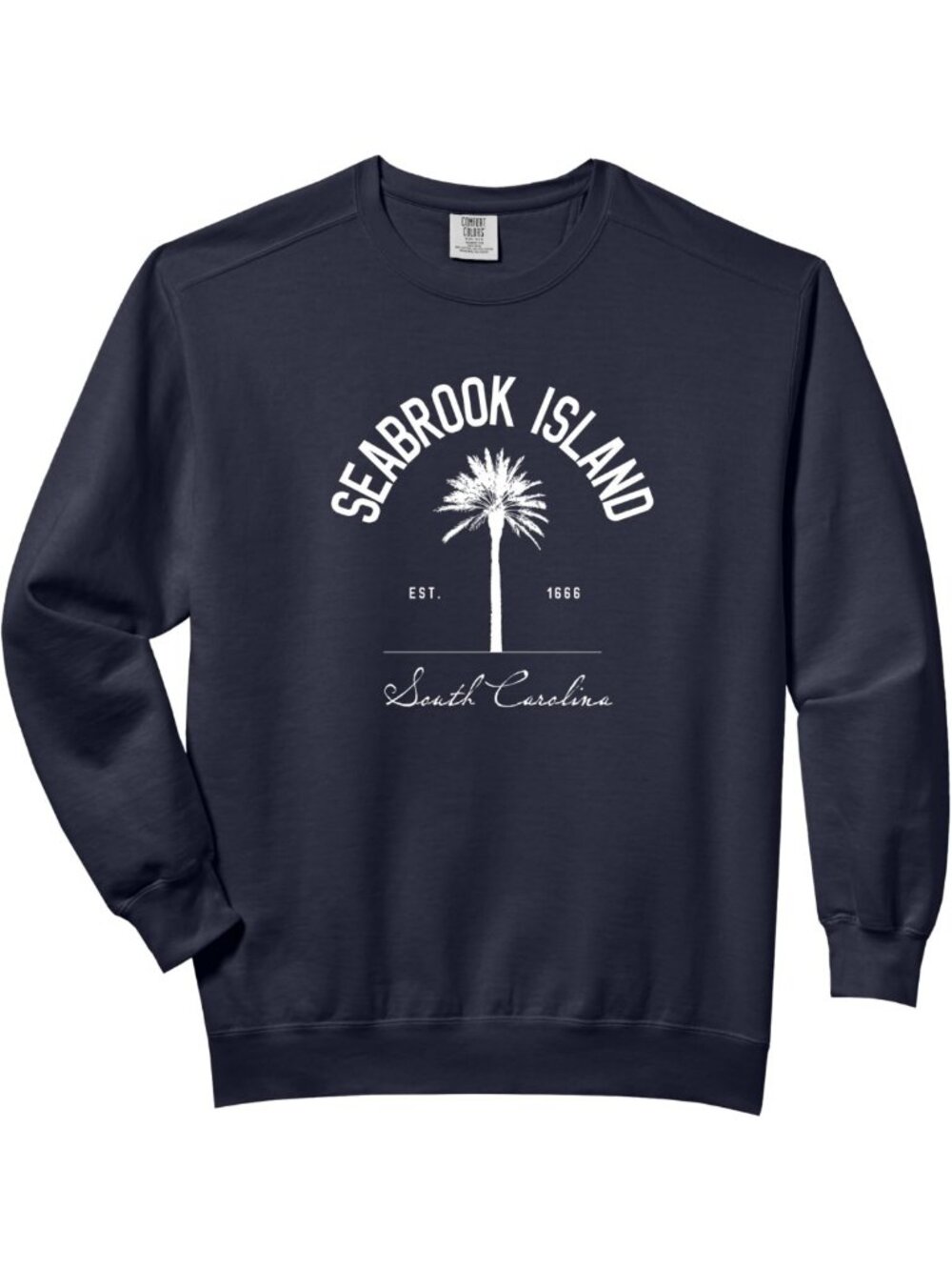 Cozy Palm Tree Sweatshirt | Isle of Palms Beach Gift | Seabrook Island Style